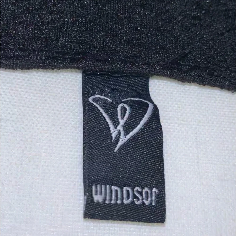 WINDSOR sparkle black vneck high cut formal prom dress size medium large 10 - Picture 4 of 13
